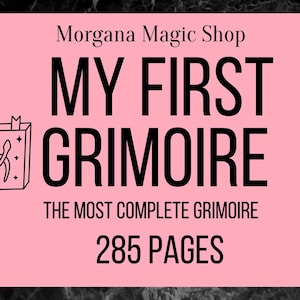 My First Grimoire, Digital Book Of Shadows, The most Complete Grimoire. A4,A5, LETTER SIZE. Instant download