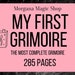 My First Grimoire, Digital Book Of Shadows, The most Complete Grimoire. A4,A5, LETTER SIZE. Instant download