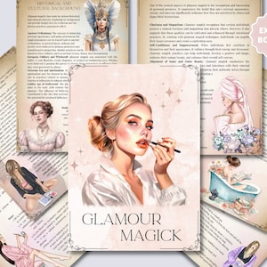Glamour Magick + BONUS (Beauty Planner, Self-care planner). Beautiful pages for your BOS. Instant download.