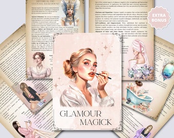 Glamour Magick + BONUS (Beauty Planner, Self-care planner). Beautiful pages for your BOS. Instant download.