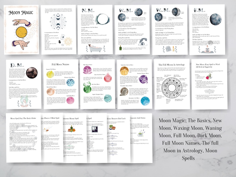 The Most Beautiful and Complete Grimoire for Baby Modern - Etsy