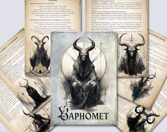 Baphomet. Podstawy. Strony Grimoire. Do druku.