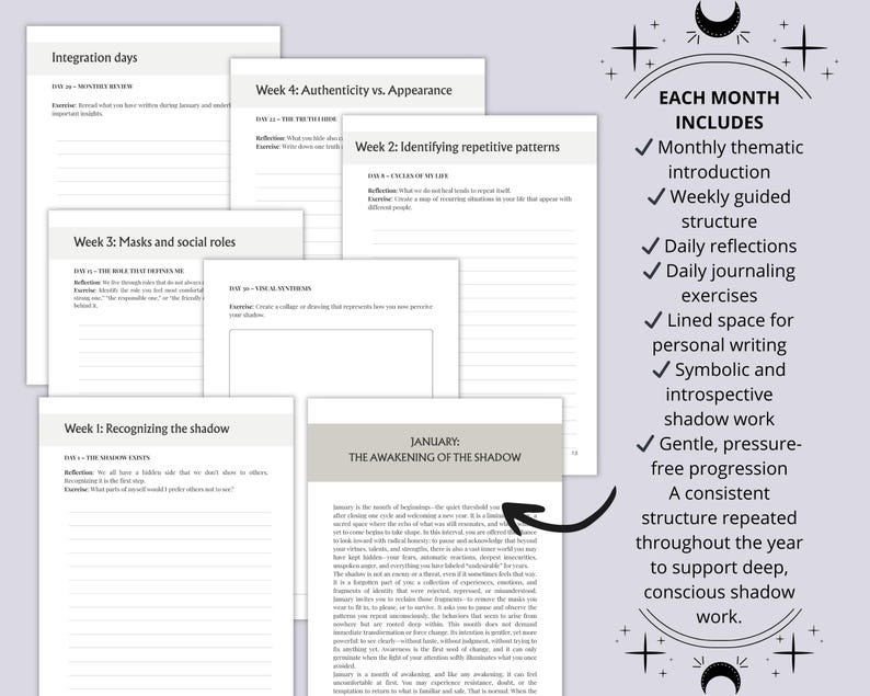 Shadow Work Journal 2026 for Emotional Healing and Spiritual Growth ...