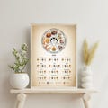 Pagan Wheel of the Year with lunar calendar 2026 | Printable | Moon Phases Calendar | Digital Download product logo