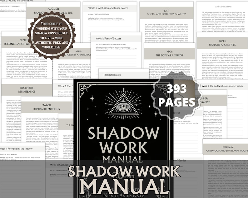 Shadow Topics Shadow Work Journal 2026 for Emotional Healing and Spiritual Growth ...