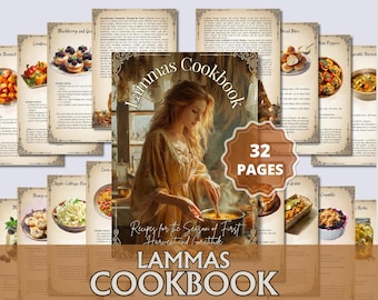 Lammas Cookbook Basic Guide. 25 Recipes for the Season of Sun and Abundance. Printable
