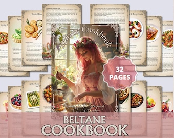 Beltane Kochbuch Basic Guide . 25 Rezepte für die Saison der Wiedergeburt und Fruchtbarkeit. Druckbar