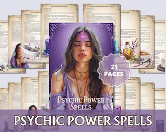 Psychic Power Spells: Grimoire Pages (PDF)