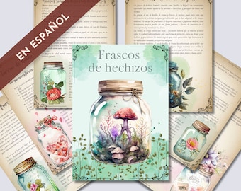 TARROS DE HECHIZO. Hermosas páginas para tu Libro de las Sombras. Scarica istantanea.