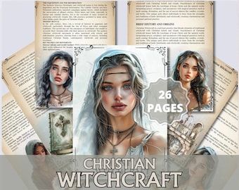 Christian Witchcraft Grimoire | Psalms, Prayers & Angelic Magic | Faith-Based Witchcraft and Devotional Guide PDF