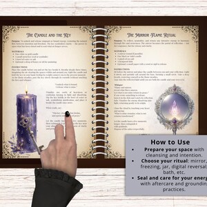 Return to Sender Printable Grimoire Pages — Ethical Reversal Spells, Protection Rituals & Energy Cleansing for Your Altar image 8