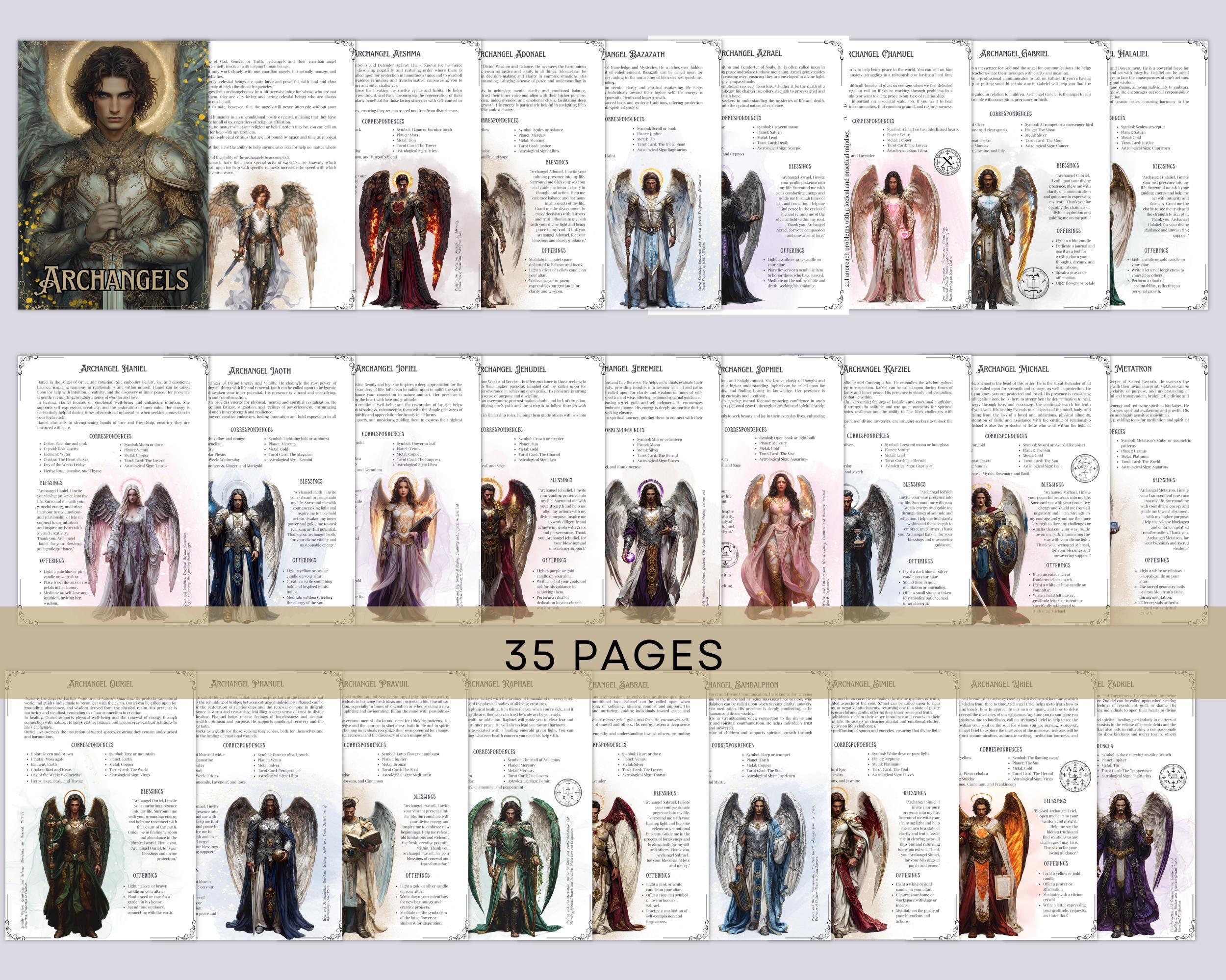 Archangels Guide & Workbook PDF – Angel Correspondences, Prayers ...