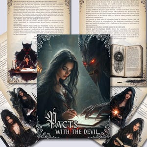 Pacts with the Devil. A Comprehensive Basic Guide. Printable Grimoire pages.
