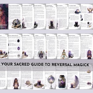 Return to Sender Printable Grimoire Pages — Ethical Reversal Spells, Protection Rituals & Energy Cleansing for Your Altar image 2