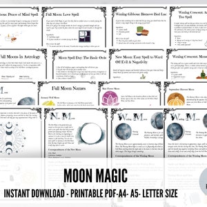 Download Coloring Book Of Shadows Witch Life Etsy