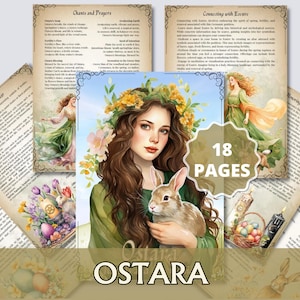 Ostara Rituals & Ceremonies • Spring Equinox Grimoire Pages • Printable Witchcraft (PDF)