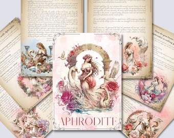 Aphrodite Book of Shadows Pages: Goddess Grimoire (Digital Download)