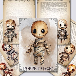 Poppet Magic Grimoire Pages: Book Of Shadows Basics (Printable)