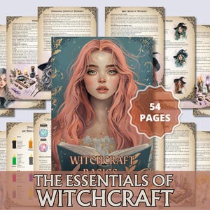 Pakiet „Mała Czarownica” | Podstawy czarostwa, praca z energią, bóstwa, intuicja, oczyszczanie, ołtarze, wypędzanie, zaklęcia i wiele więcej! – Strony do druku