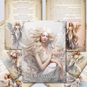 Seraphim Grimoire Pages: Book Of Shadows Printable (PDF)