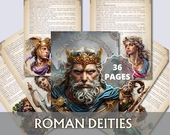 Roman Gods and Goddesses Grimoire | Printable Pagan Deity Guide | Ancient Magic,  Correspondences