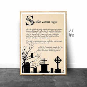 Samhain Printable Prayer