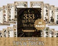 333 Old Witch Tips & Tricks Printable | Witchcraft Wisdom | Witchy Journal Insert | Book of Shadows product logo