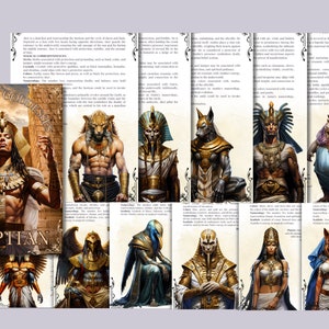 May include: A colorful illustration of Egyptian gods and goddesses. The image features a variety of deities, including Anubis, Bastet, Horus, Isis, Osiris, Ra, and Thoth. Each god and goddess is depicted with their unique attributes and symbols. The image is a great resource for anyone interested in learning about Egyptian mythology.