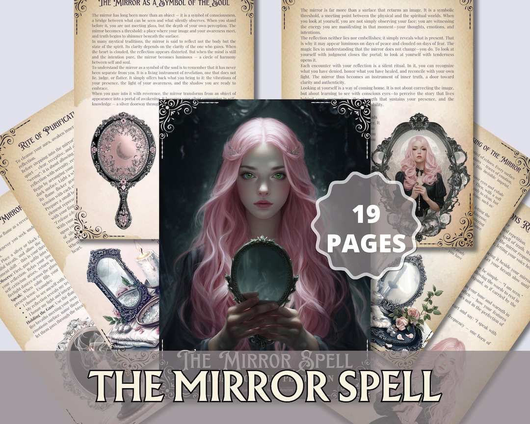 The Mirror Spell | Rituals for Self-perception | Mirror Magic Grimoire ...