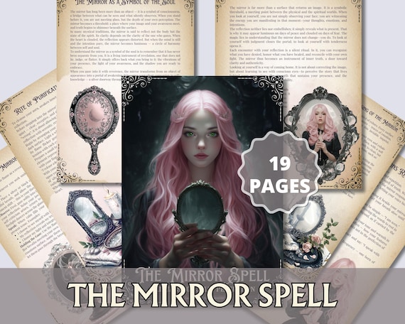 The Mirror Spell |  Rituals for Self-Perception | Mirror Magic Grimoire | Shadow Work | Self-love | Digital Download