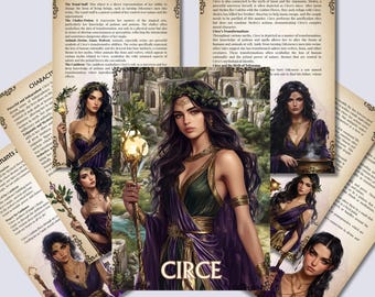 Strony Circe Grimoire: Grecka bogini czarów (do druku)