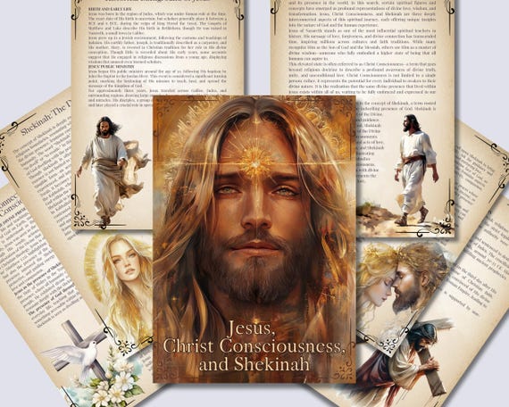 Jesus, Christ Consciousness, and Shekinah Printable Pages (PDF)