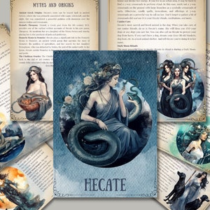 Hécate. Hermosas páginas para tu Libro de las Sombras. Descarga instantánea.