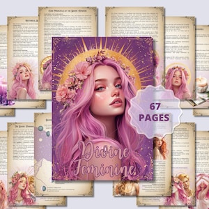 Divine Feminine Bundle. Rituals, Correspondences, Sacred Dance,  Affirmations, Meditation, Shadow aspects prompts, and More! - Printable
