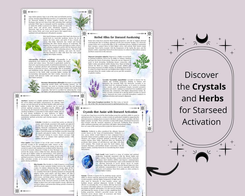 Starseed Awakening Workbook PDF | Galactic Origins, Light Codes ...