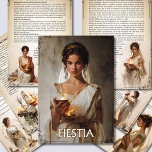 Hestia Goddess Devotional | Hearth & Home | Grimoire Pages | Printable PDF