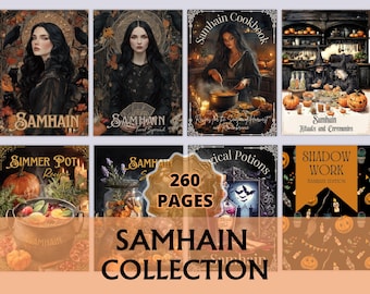 The Ultimate Samhain Collection | 260+ Grimoire Pages, Rituals, Spells, Ouija session, Recipes, Tarot Spreads & Witchcraft Printables