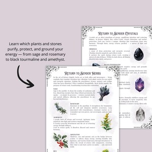 Return to Sender Printable Grimoire Pages — Ethical Reversal Spells, Protection Rituals & Energy Cleansing for Your Altar image 4