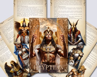Egyptian Gods Grimoire Pages • Deity Magic Reference • Printable Book of Shadows (PDF