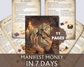 Manifest Money in 7 Days, Abundance Workbook, Money Manifestation Ritual, Law of Attraction Printable product logo