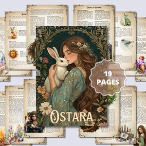 Ostara Grimoire Pages: Sabbat Book of Shadows (Printable PDF)