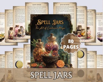 Spell Jar Guide for Witches • Ingredients & Intentions • Printable Grimoire Pages (PDF)