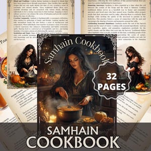 Samhain Cookbook Basic Guide. 25 Recipes for the Season of Harvest and Remembrance. Printable