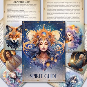 Guia Espiritual. Noções Básicas. Lindas páginas para seu Grimório ou Livro das Sombras. Para imprimir