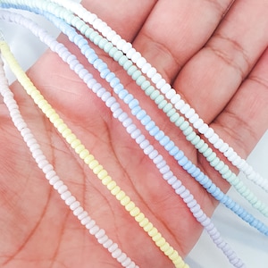 Pastel Seed Bead BRACELET • SELECT ONE • Kawaii Pastel Bracelet • Pastel Beaded Bracelet  • Pastel Rainbow Bracelet • Pastel Aesthetic