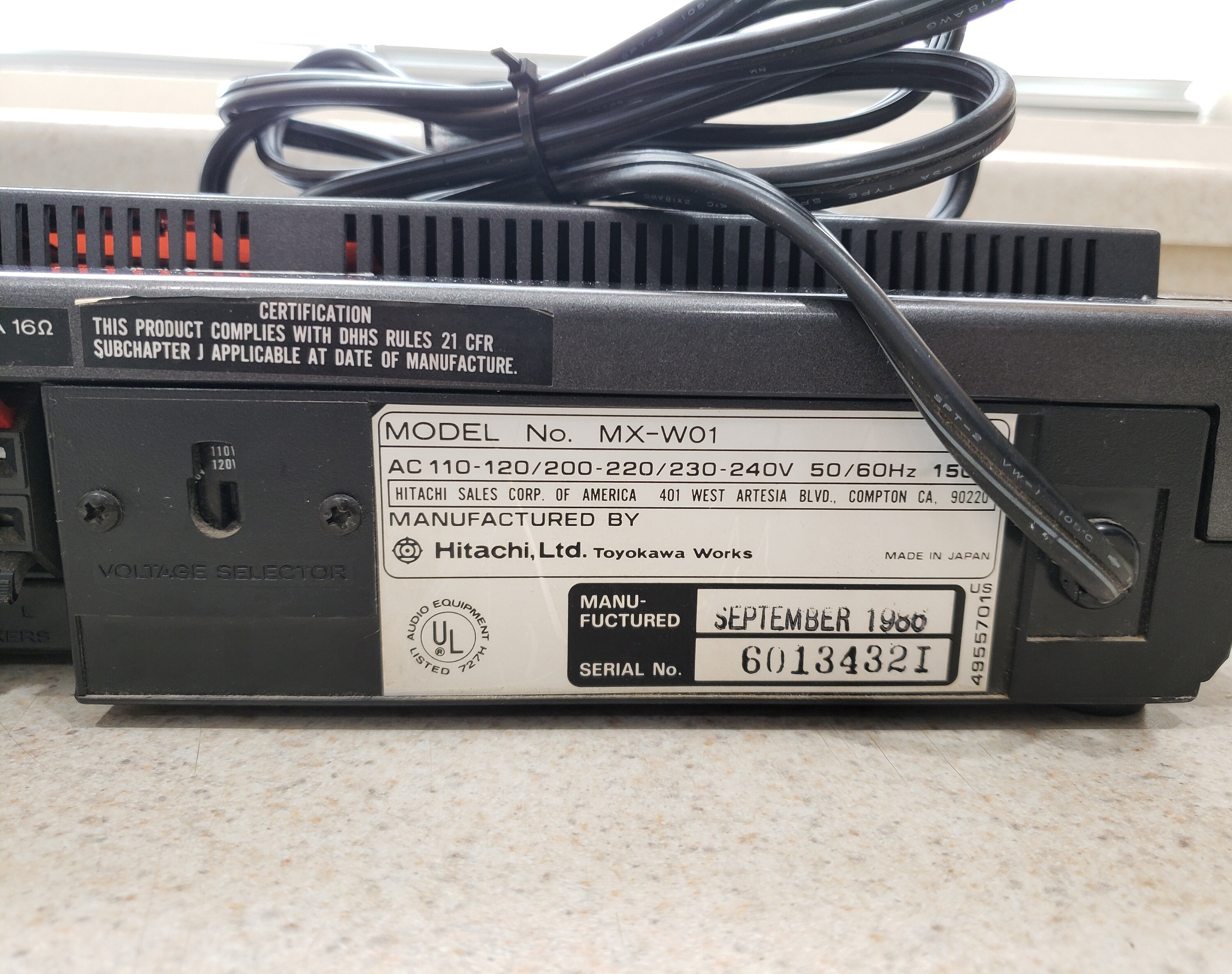 Vintage Hitachi Stereo Cassette Receptor &CD Player MXWO1 Etsy