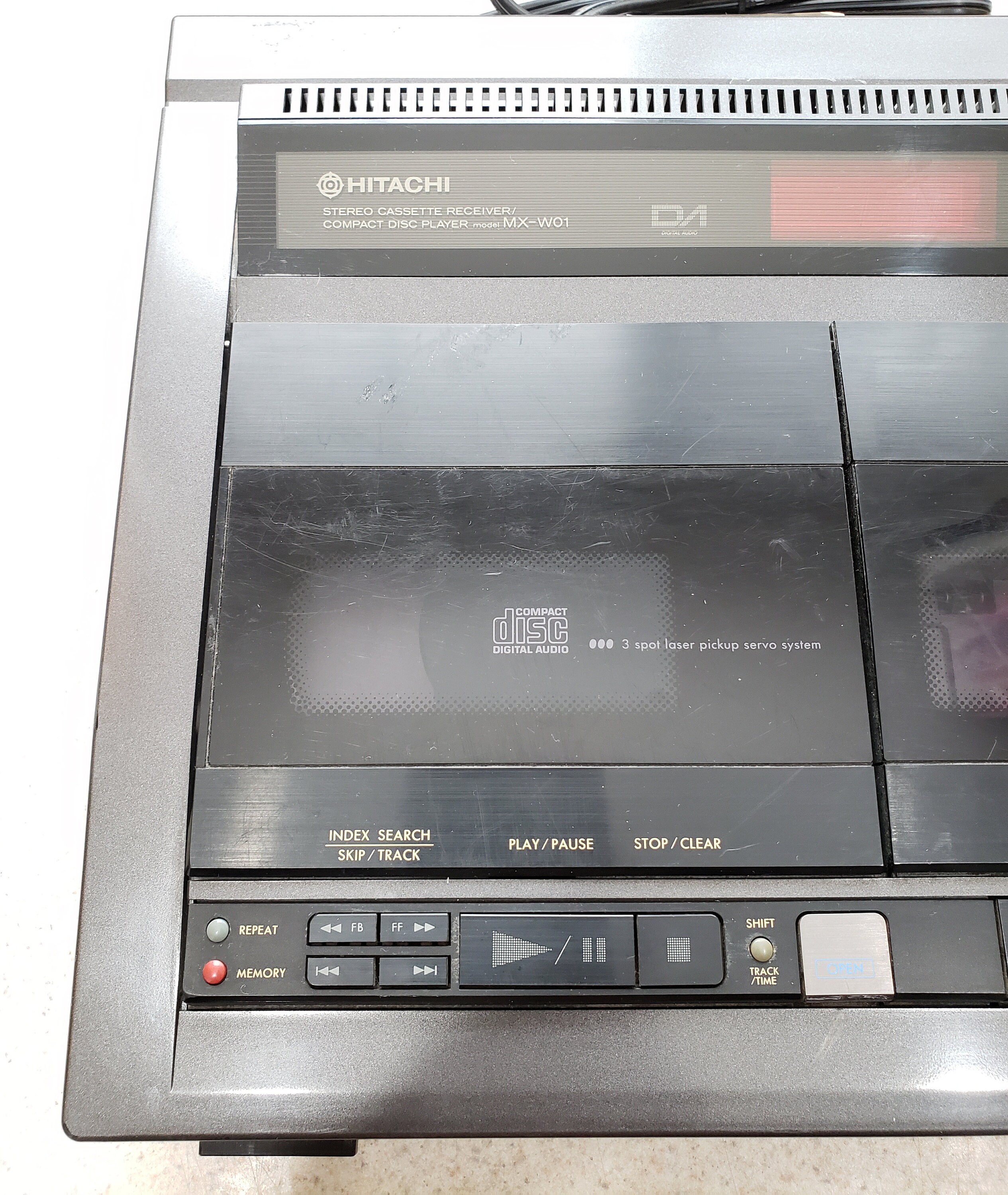 Vintage Hitachi Stereo Cassette Receptor &CD Player MXWO1 Etsy