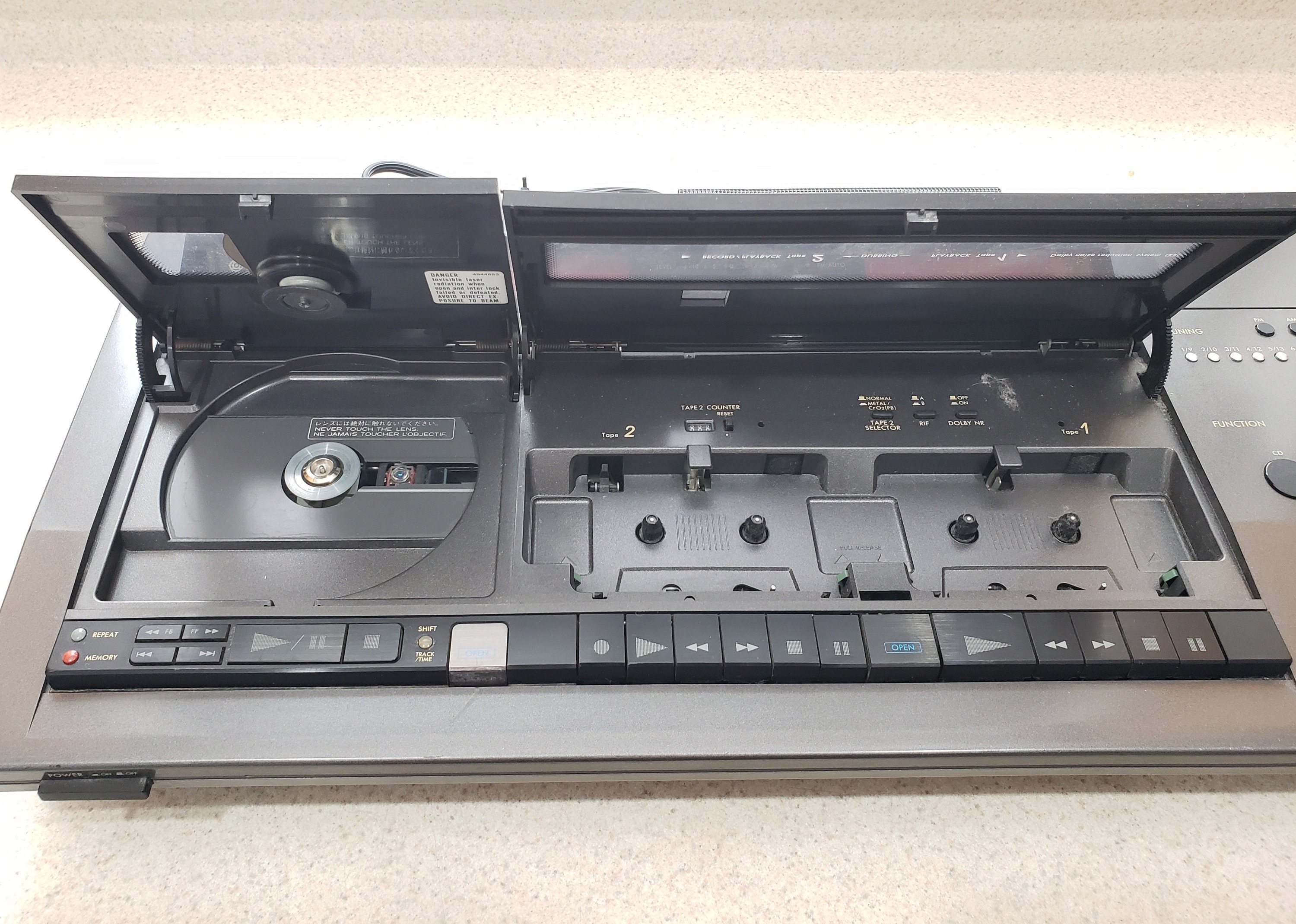 Vintage Hitachi Stereo Cassette Receptor &CD Player MXWO1 Etsy