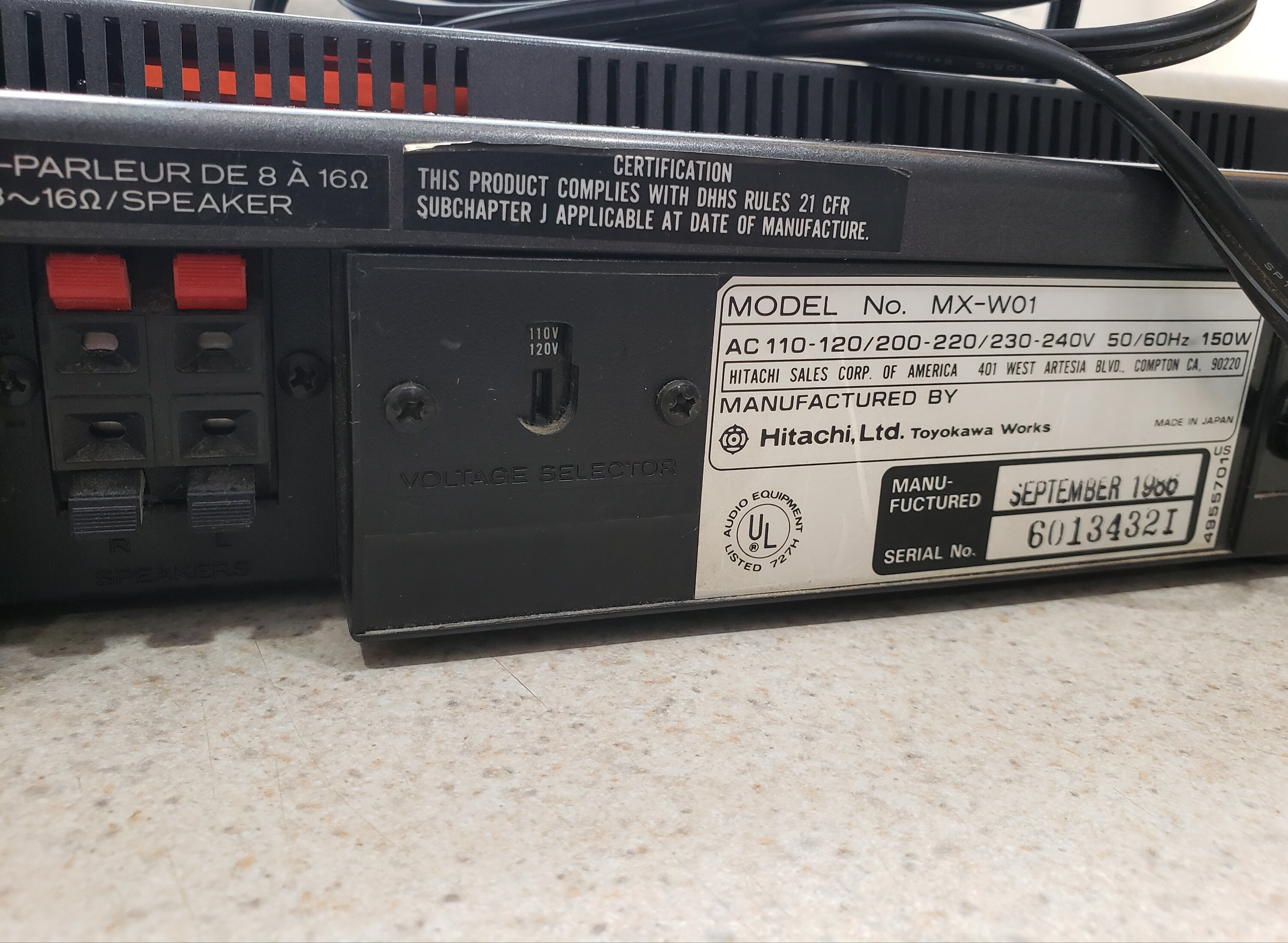 Vintage Hitachi Stereo Cassette Receptor &CD Player MXWO1 Etsy