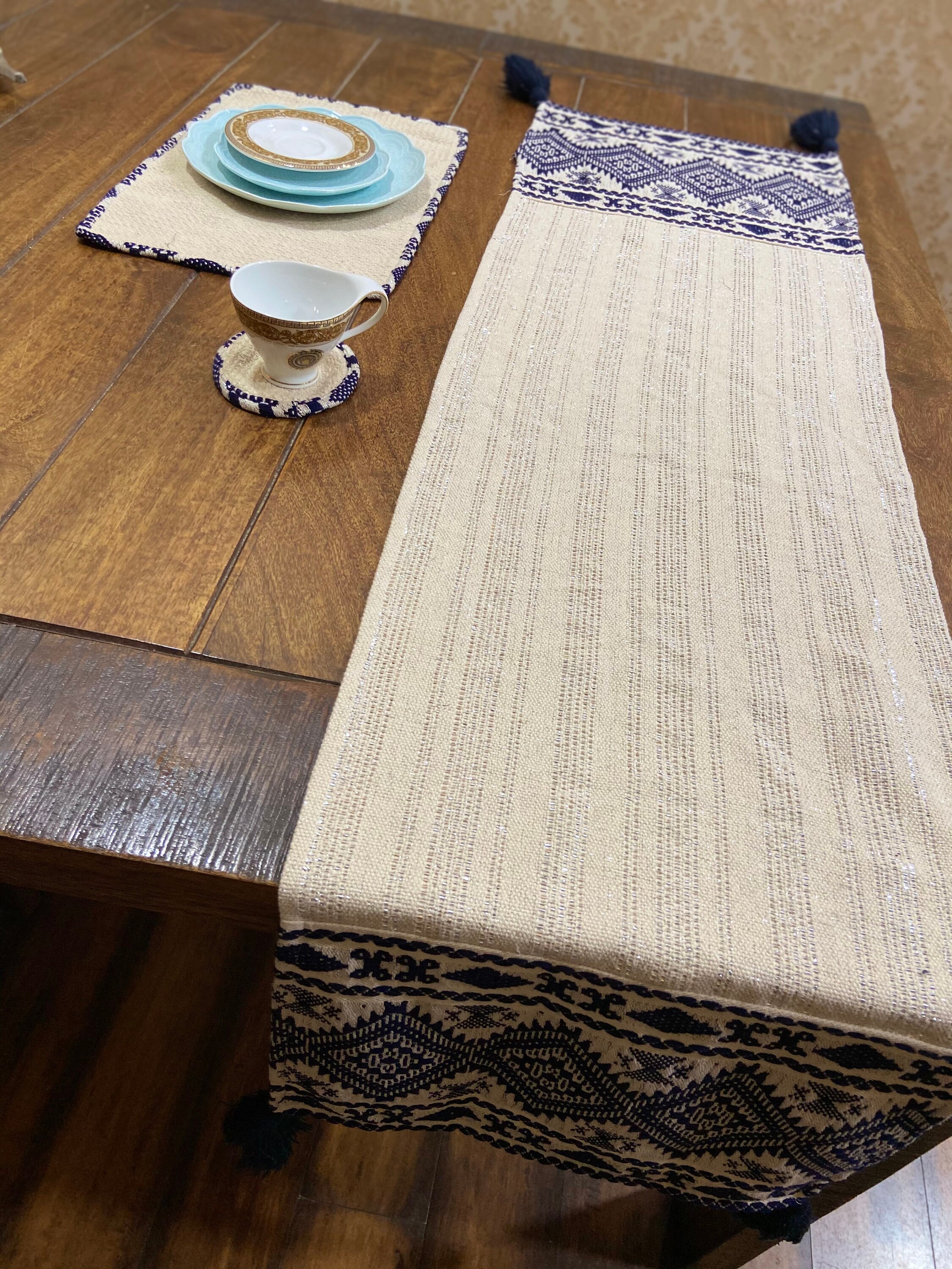 Table Runner Coastal Beach House DecorBoho Decor Lunch Etsy